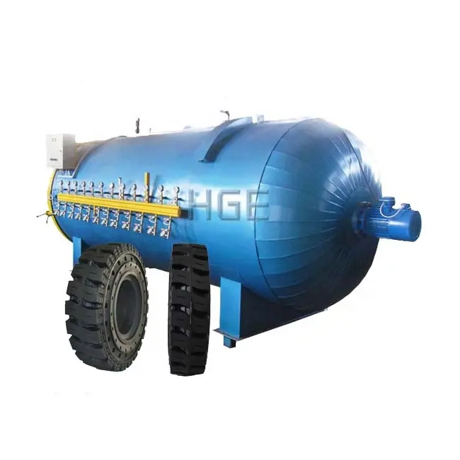 6 Tires cold curing vulcanizing chamber used tire autoclave curing tank tyre retreading machine