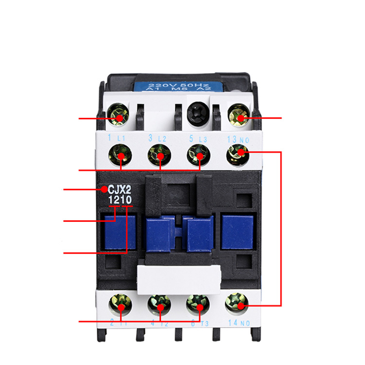 DELIXI высококачественную CE сертифицировано CJX2 110V 220V 380V 12A 24A 36A 1210 1810 3 фазы Американская классификация проводов 2р Электрический магнитный DC AC контактор цена