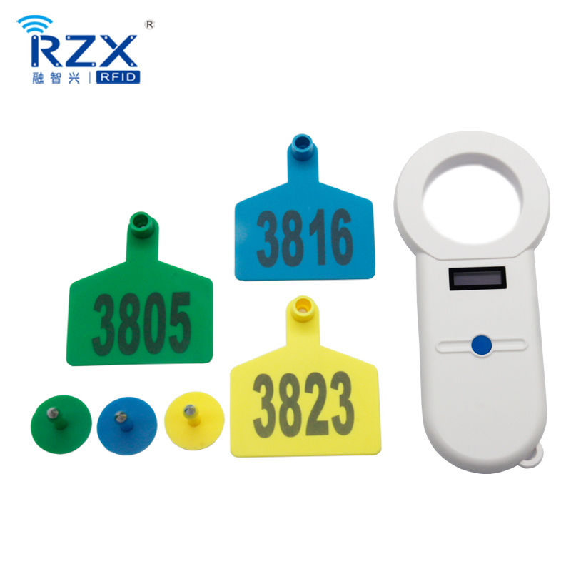 Шэньчжэнь Заводская дешевая цена ТПУ HDX FDX RFID UHF животные Ушные бирки
