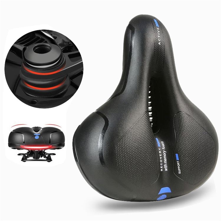 Cushion comfortable and breathable bicycle leather fashion non-slip 3d bicycle seat cover