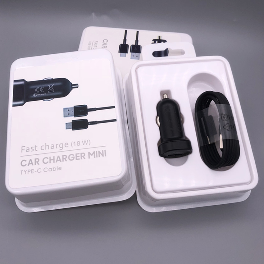 2 в 1, автомобильное зарядное устройство с USB-портом и кабелем usb type-c, 18 Вт, 2 А, 1,2 м