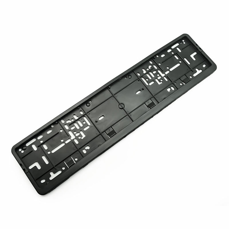 High Quality Plastic Black Blank License Plate Frame Car Number Plate Frame for Europen and Russia Market