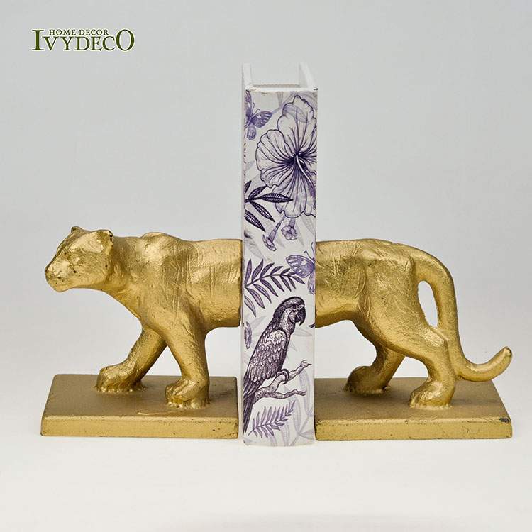 IVYDECO скандинавские книги в стиле джунглей золотые животные металлические регулируемые подставки для украшения стола