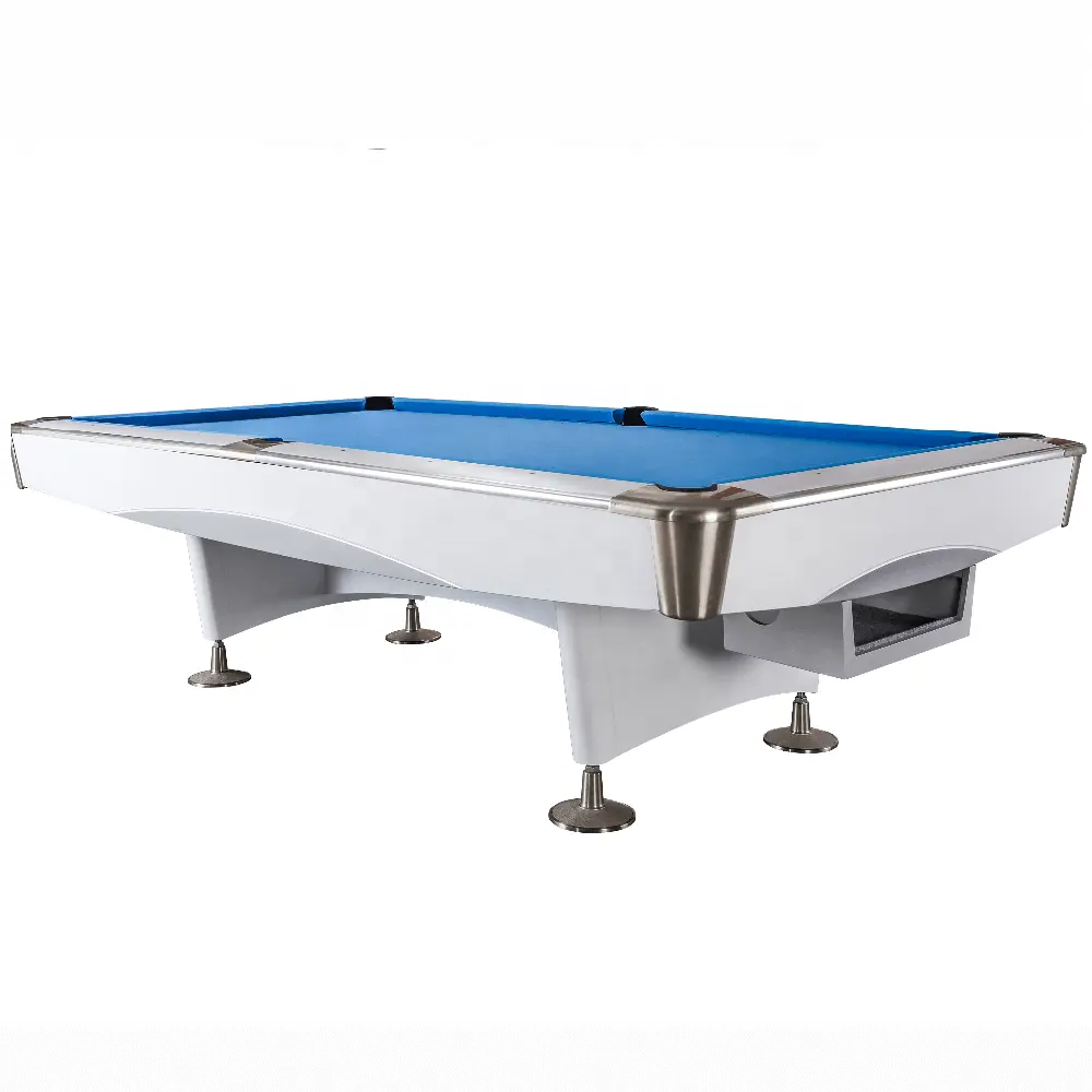 Pool Table In Stock White Color Fourth Billiard Pool Table Solid Wood Frame With Slate Stone 9ft Billiard Pool Table Available
