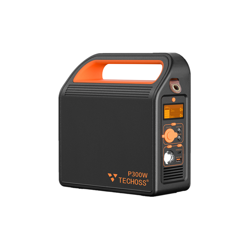 TECHOSS 300 Вт портативная электростанция большой мощности AC 110V 220V 86400mAh наружная ODM OEM