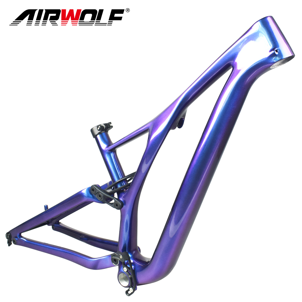 Airwolf 29ER углеродная Подвеска MTB рама BSA горная рама путешествия 142 мм Хамелеон XC рама