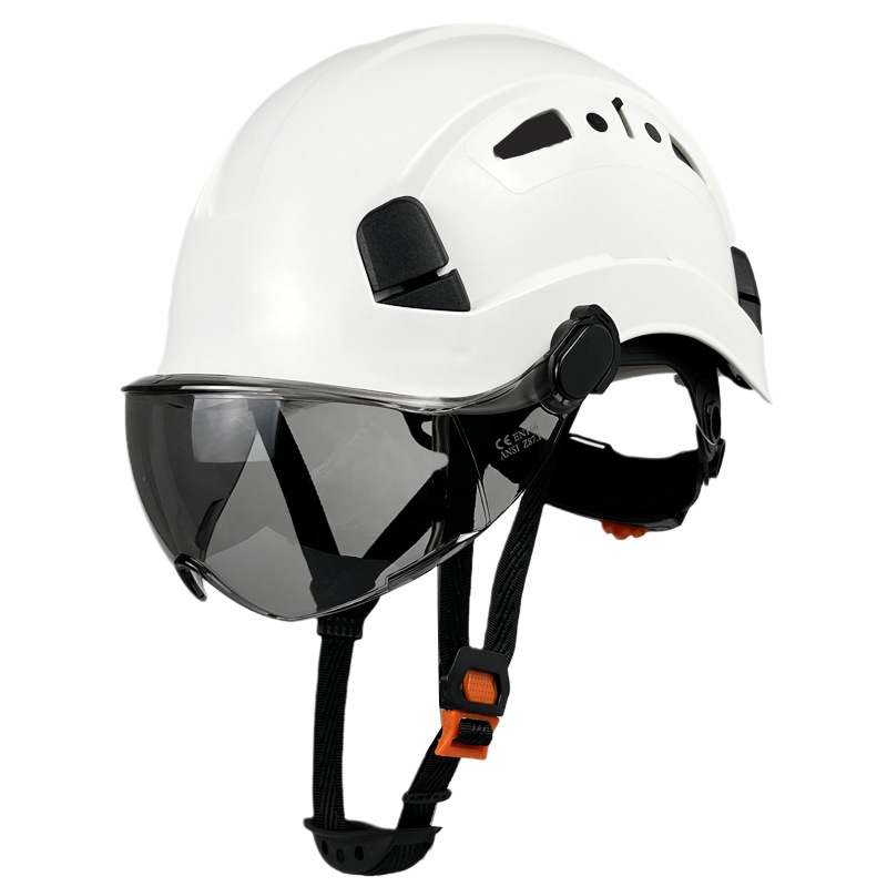 CE EN397 Hiking Helmets Working ANSI ABS Hard Hats Construction Safety Helmets With Vsior