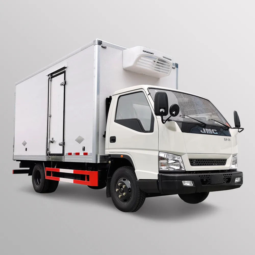 Japan engine JMC 4x2 small refrigerated trucks