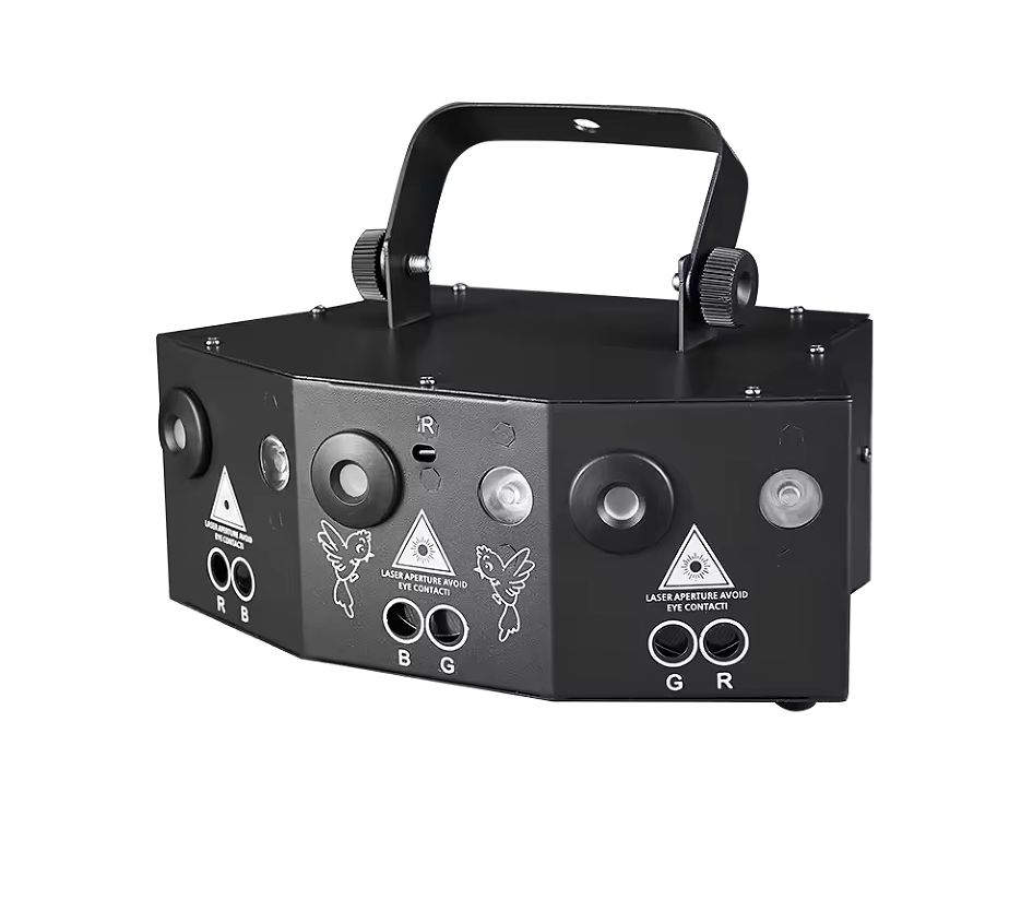 Professional LED DJ Audio lighting Stage lights RGB Beam Laser party indoor performance