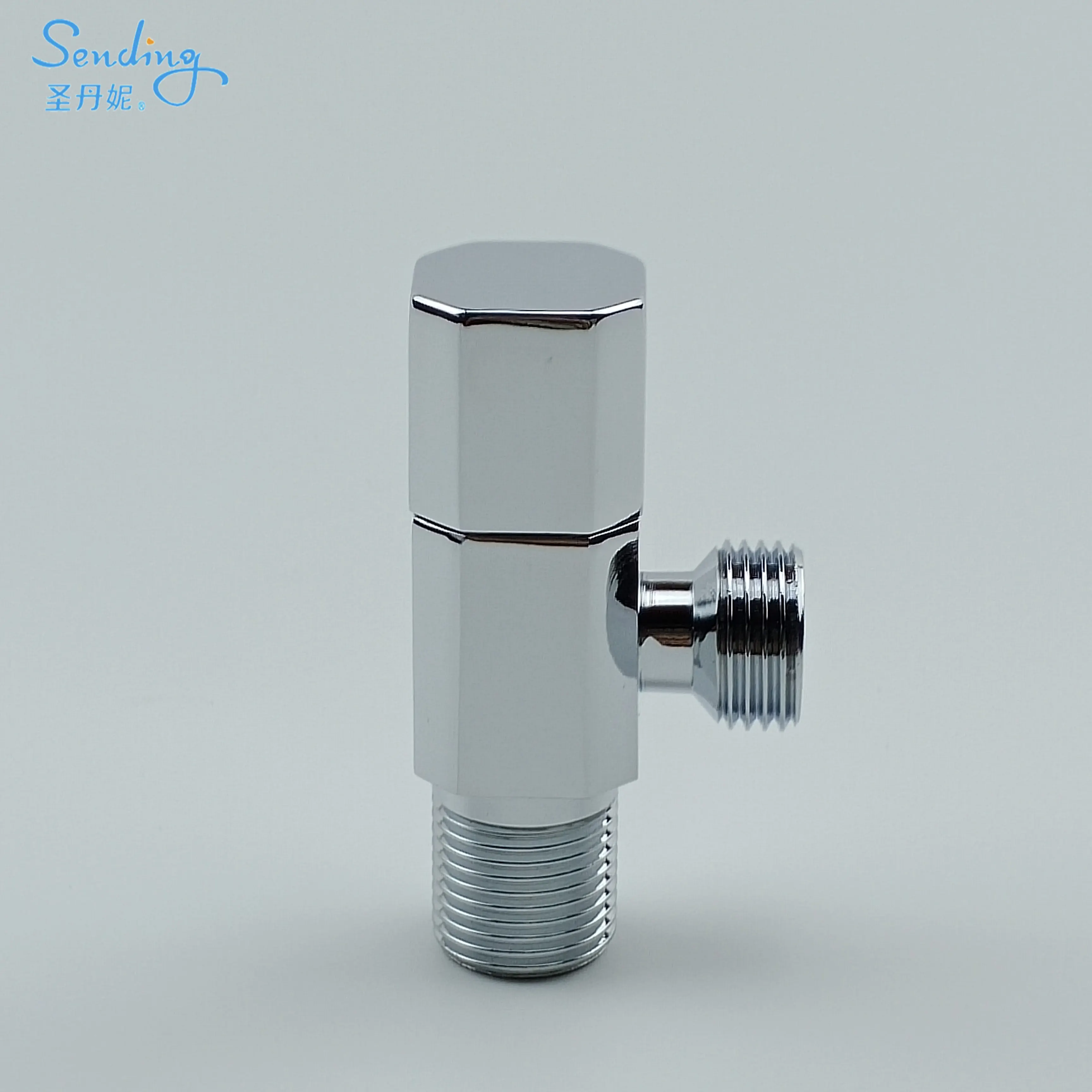 Hot selling 304 Stainless Steel Brushed 90 Degree Water Multi Function Toilet Angle Valve