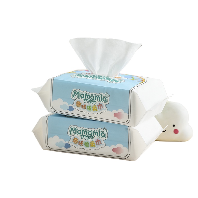 Good price non woven cotton disposable clean baby face towel in india
