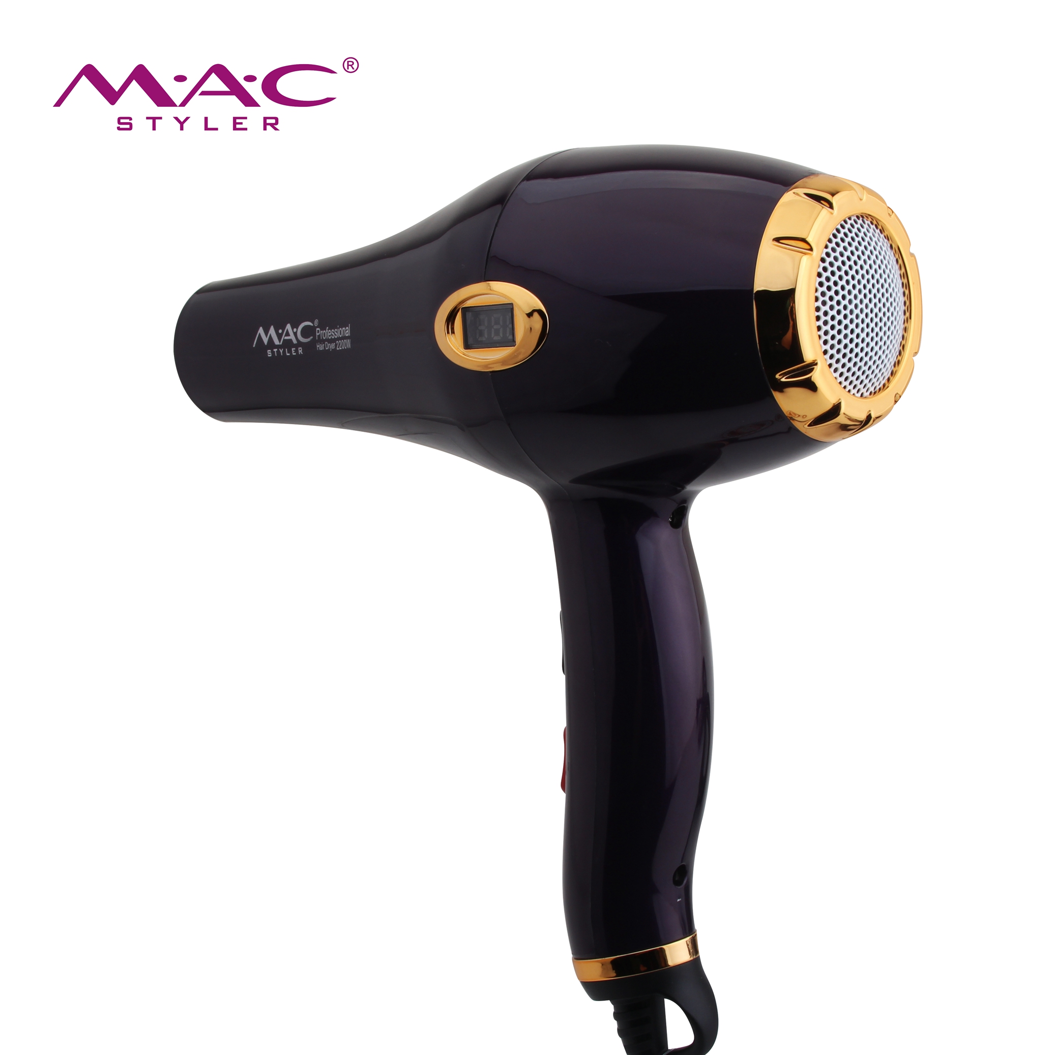 Hair dryer shape quickly blows dry hair to protect hair smooth and silky