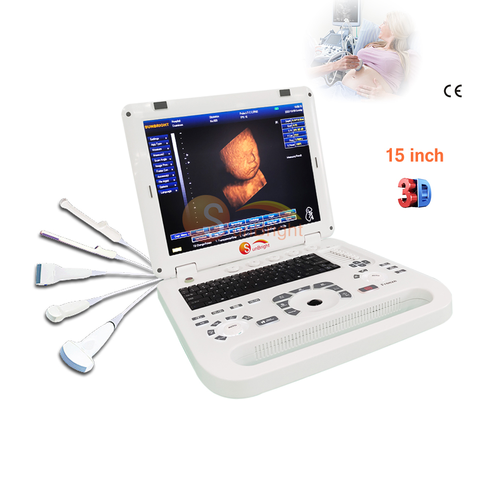Hospital Diagnostic System Ultrasound Portatil 3D Ultrasound 15 Inch Scanner