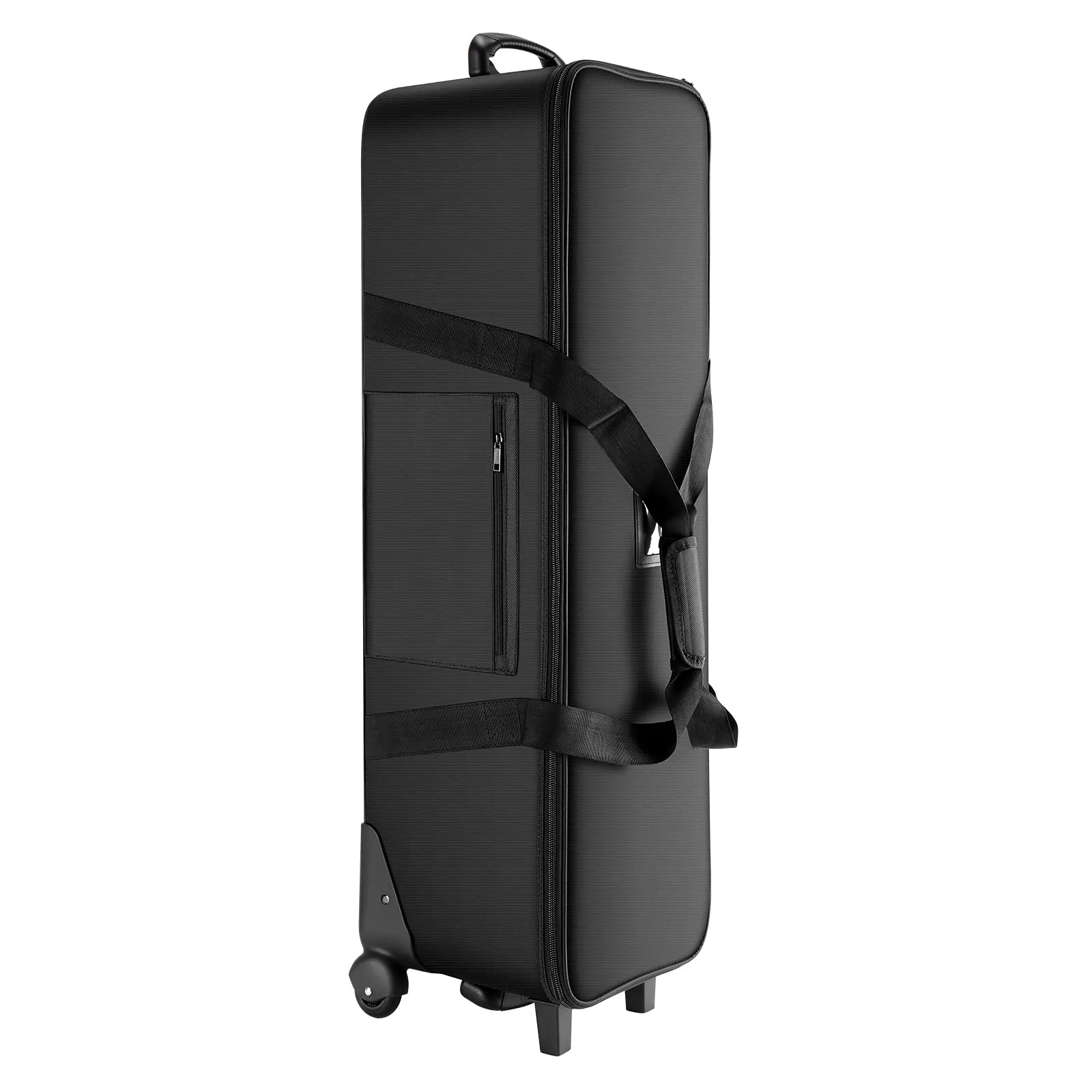 44.8"x14.1"x12.6" 50KG Photo Studio Equipment Padded Compartment Camera Trolley Carry Bag  with Wheels