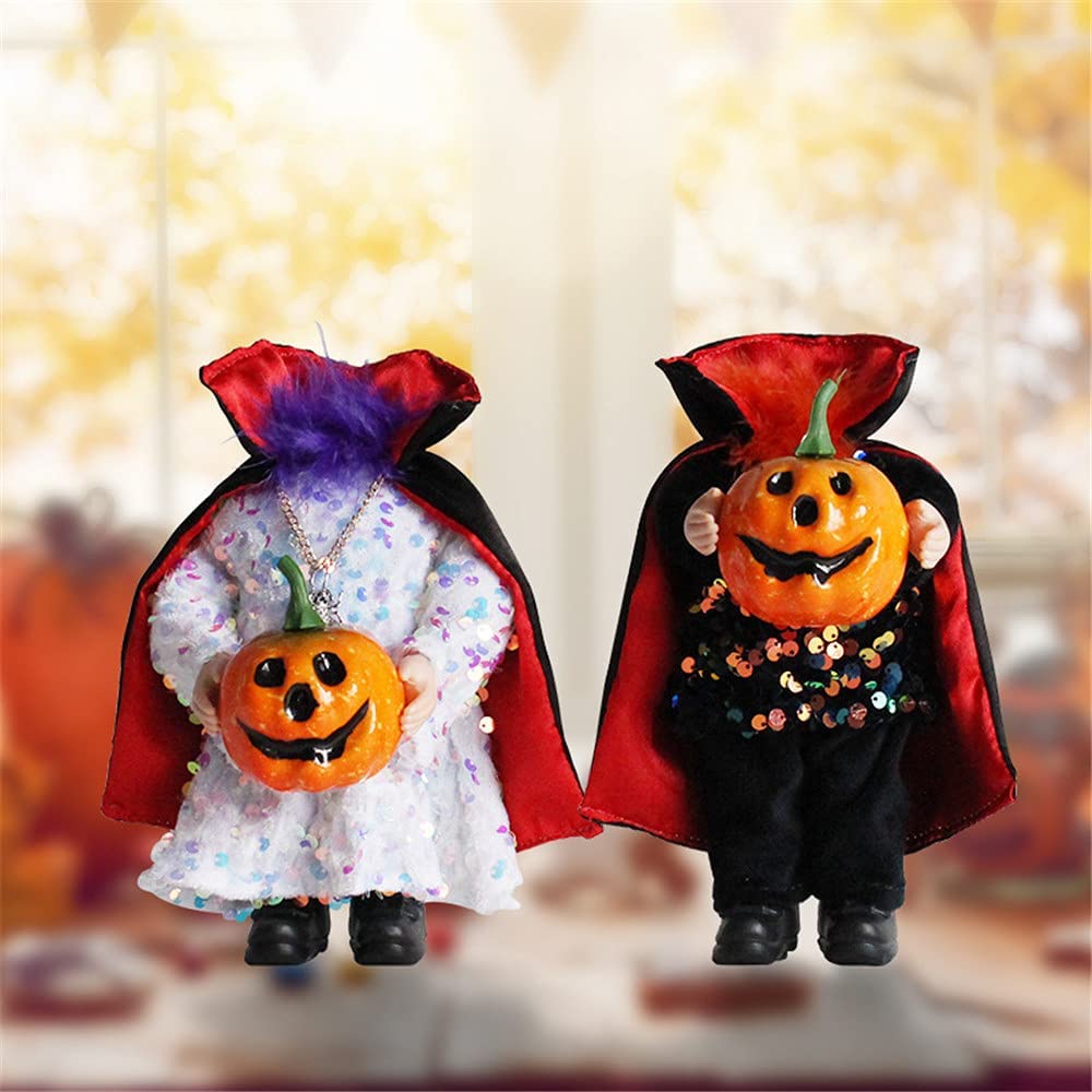 Halloween headless doll ornaments pumpkin doll Halloween decoration props