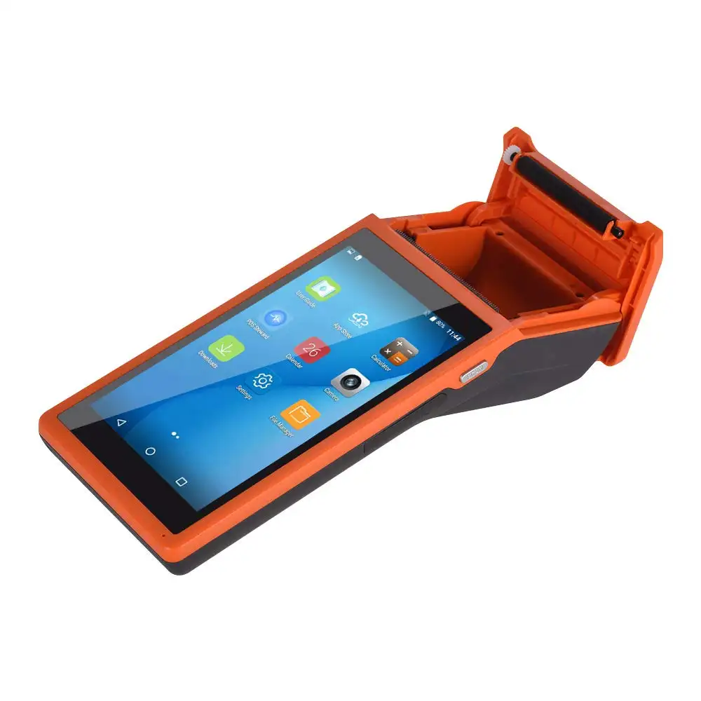 2021Cheapest Q2 Handheld 3G Android 8.1 Pos Terminal with 58 Thermal Printer and Google Play Store