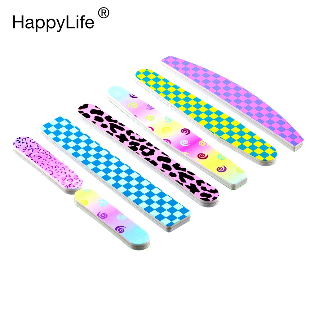 Супер Сентябрь, HappyLIfe OEM ODM, профессиональная Фирменная двухсторонняя пилка для ногтей с зернистостью 100/180, оптовая продажа