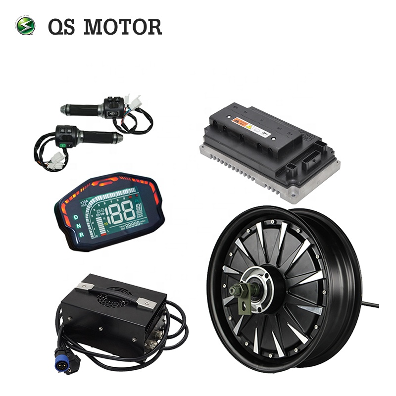 QSMOTOR, 3000 Вт, 72 в, 80 км/ч, втулка двигателя с контроллером EM100SP и комплектами для электрического скутера