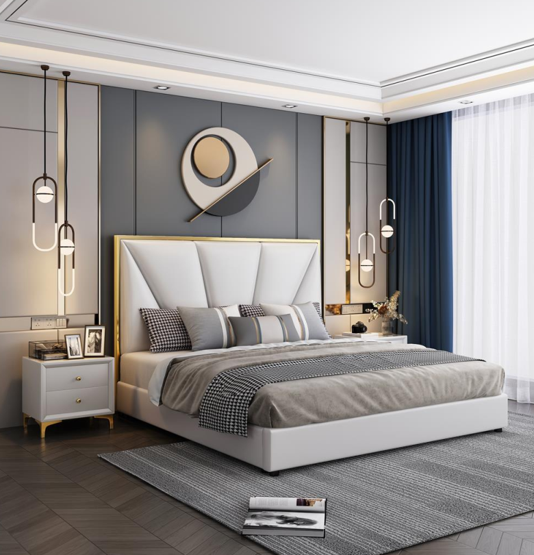 Лидер продаж, роскошная современная мебель для спальни Super King Cama Plegable