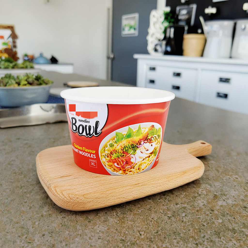 Waterproof Double Wall Instant Noodle Cups Strong And Sturdy For Hassle-Free Use For Cookie Porridge Nuts Oatmeal Candy Soup