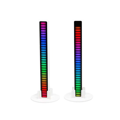 2021Amazon New Voice-Activated RGB Music Led Car Atmosphere Lamp Ambient Light Sound Control Pickup Rhythm Light