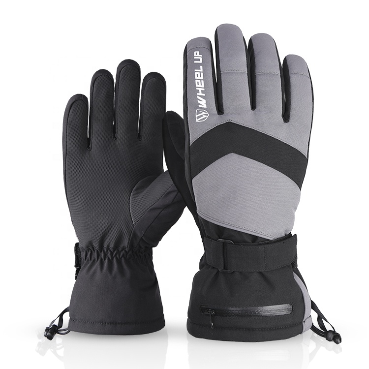 WHEEL UP Men's Windproof Insulated 3M Thinsulate TPU Membrane Wear-resistance ski Gloves For Skiing & Snowboarding