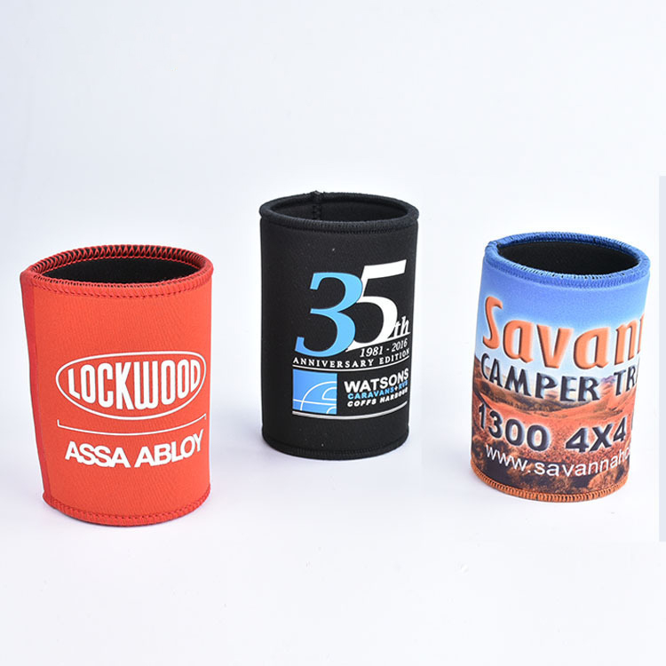 Custom Design 3mm 5mm Neoprene Beer Can Sleeve Bottle Cooler Drink Can Stubby Cooler Stubby Holder