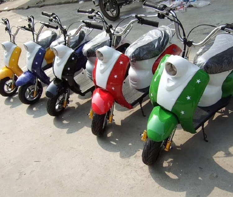Миниатюрный Электрический скутер vespa, 24 В, 300 Вт, для детей, маленькая черепаха, Королевский стиль, хорошее качество