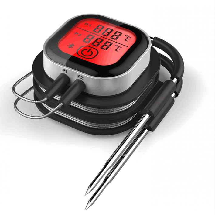 Мгновенное считывание BT BLE Smart Китай Кухня барбекю Sonda цифровой пищевой мясо жидкость кулинарный термометр с BT