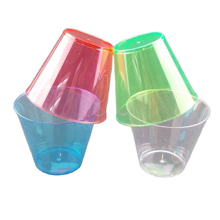 Размеры одноразового прозрачного пластика PS shot cup