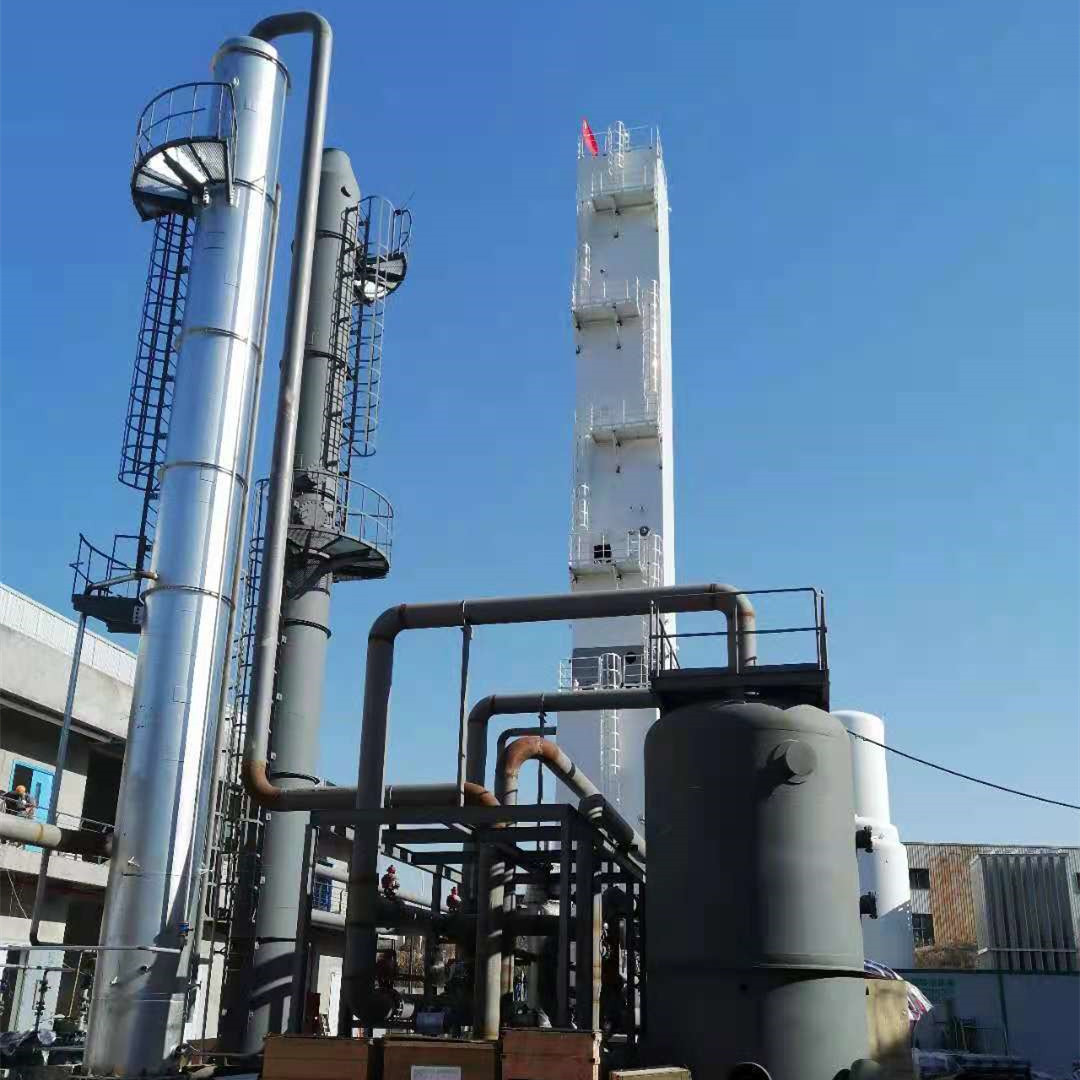 Жидкий кислородный криогенный завод с газогенератором