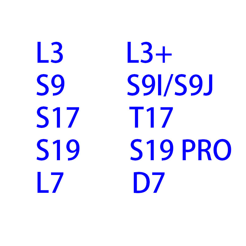 Новейший все в одном L2 T2T L3 + L3 ++ S9 S9i S9j S17 T17 L7 S19 S19 Pro M20 M21 M31 M32 A10 A11 Pro