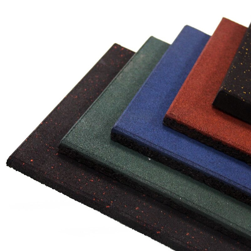 Safe rubber tile for kids EPDM 40mm 45mm rubber floor tile playground