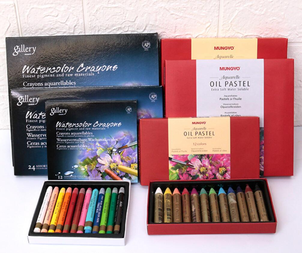 2021 Children Water Soluble Coil Pastel Crayon Colour Pencils Set