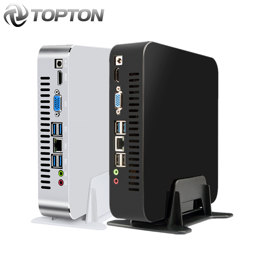 TOPTON Новый игровых мини-ПК Intel i7-9700 i5-9400 i3-9100 Win 10 портативный компьютер Barebone мини ПК Linux неттоп HTPC UHD630 8 * USB Wi-Fi