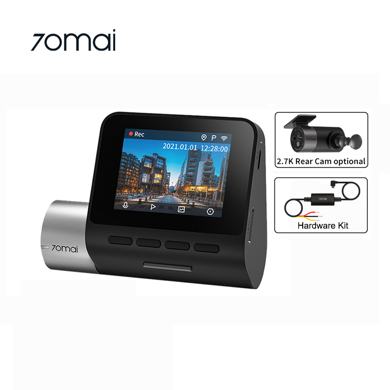 Видеорегистратор 70mai Smart Dash Cam 1s, 1080p, ночное видение, Wi-Fi