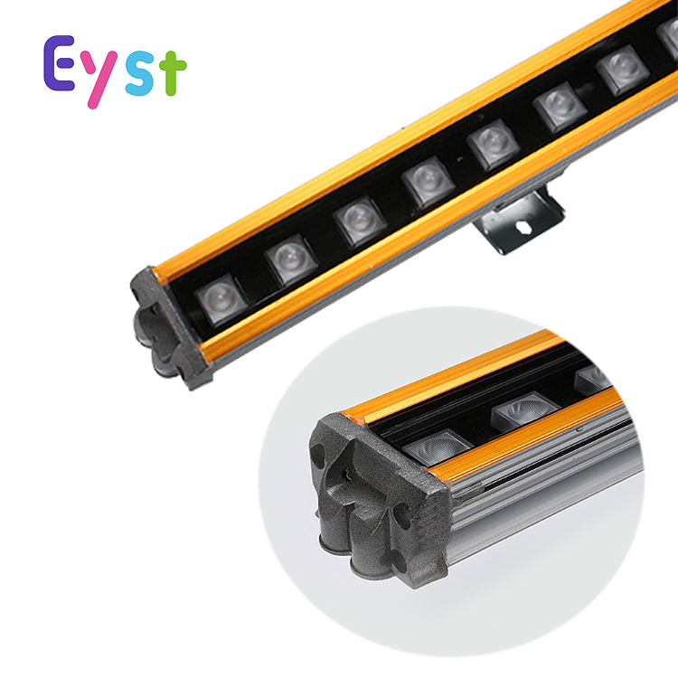 Новый дизайн, алюминиевая водонепроницаемая светодиодная панель DMX RGB 24 Вт 36 Вт, настенная уличная лампа DMX