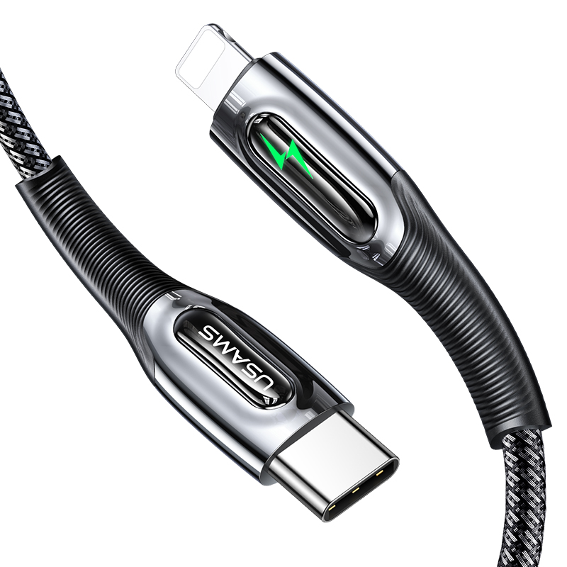 USAMS 2020 Новый SJ425 Smart Power Off usb кабель для передачи данных для iPhone