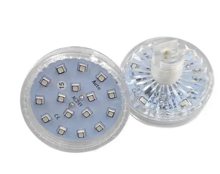 New Effect 21 Point RGB LED Lights 60mm Fairground Amusement Rides 24V Automatic for Theme Parks Made of PC