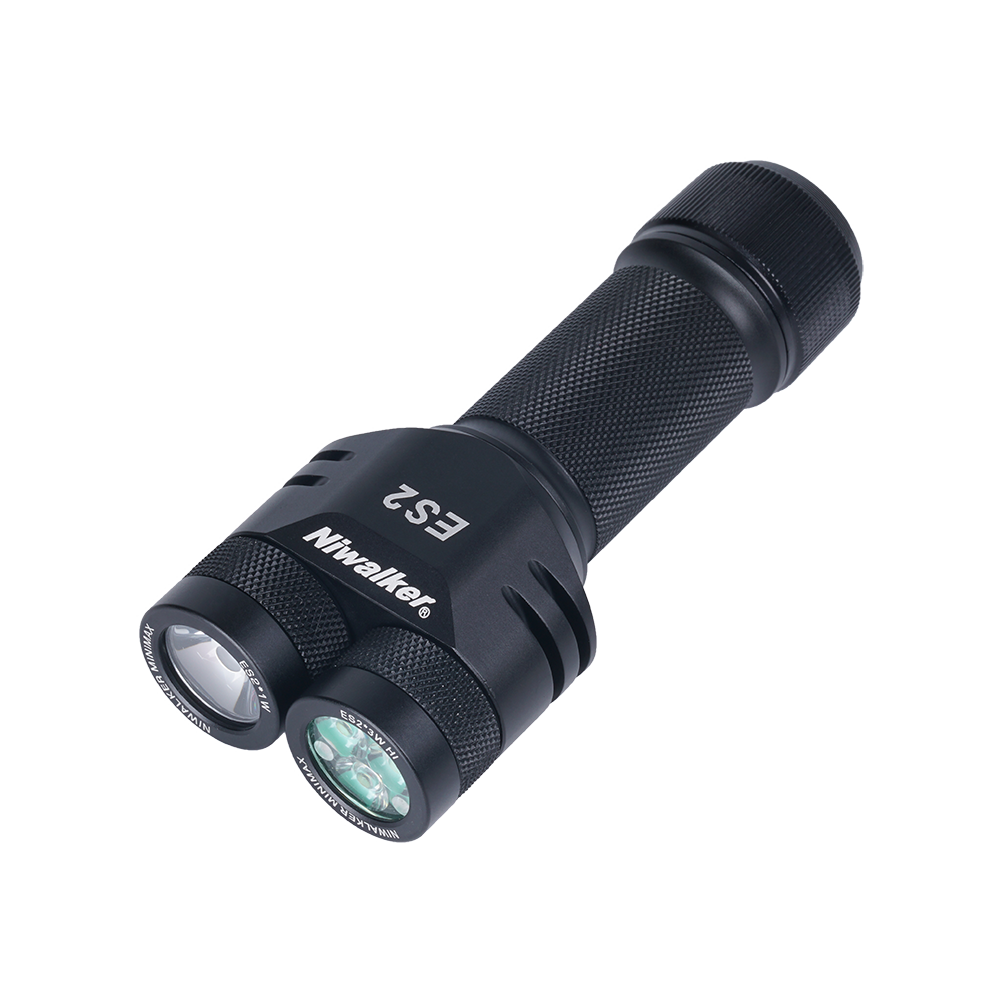 Niwalker ES2 MAX 7050 люмен 18 Вт Высокая мощность нм строительный блок фонарик CW NW RGB IR UV индивидуальный фонарь