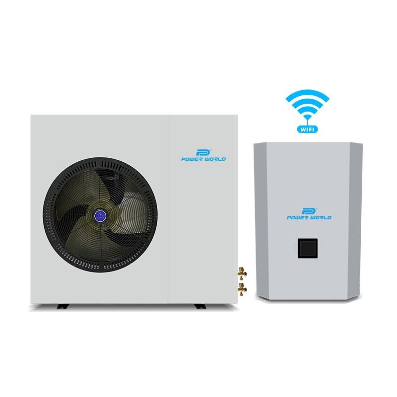 R410a 16kw wifi control thermodynamics ceiling split system dc inverter air to water heat pump