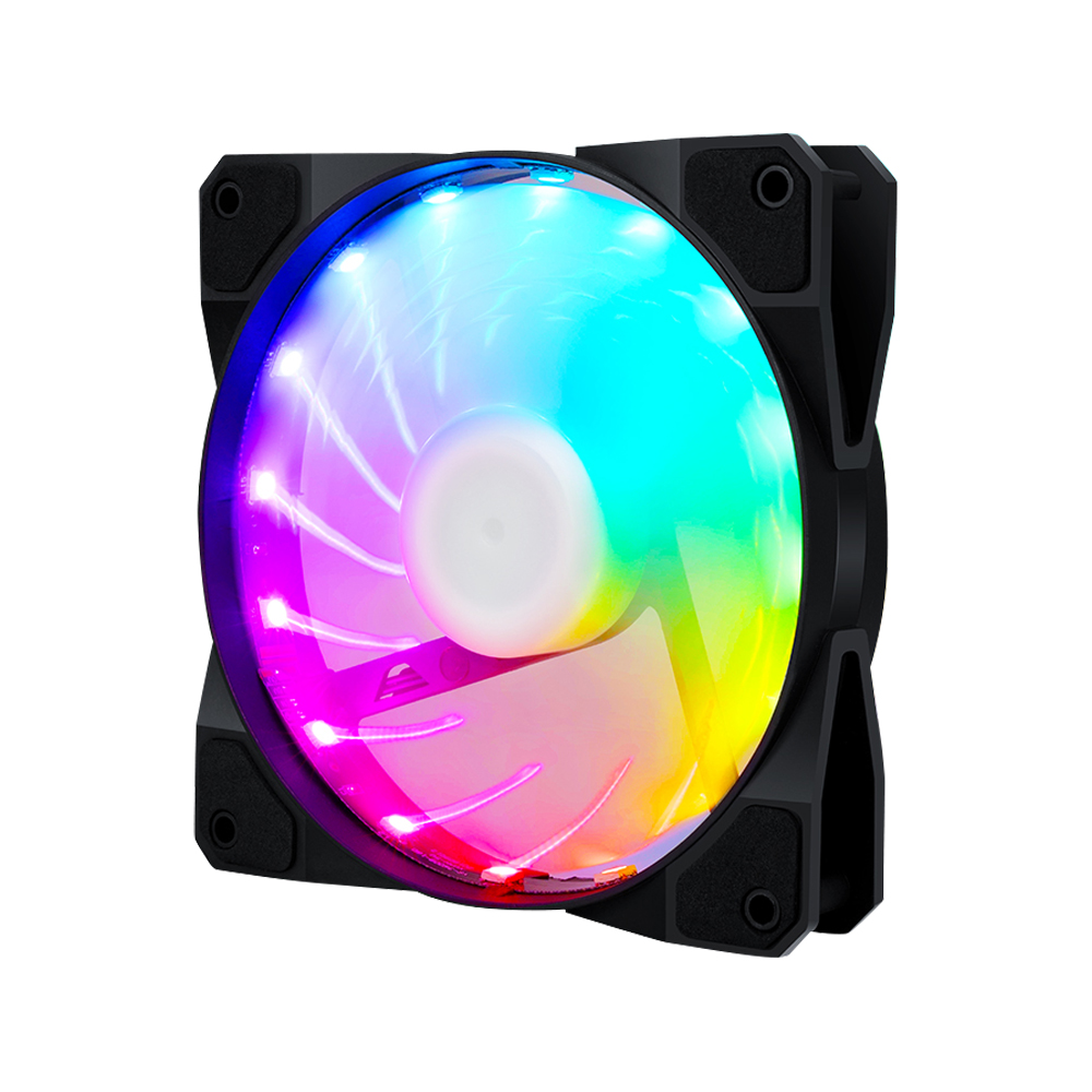 12CM control rgb RGB color changing LED 15 lights cooling mute computer fan