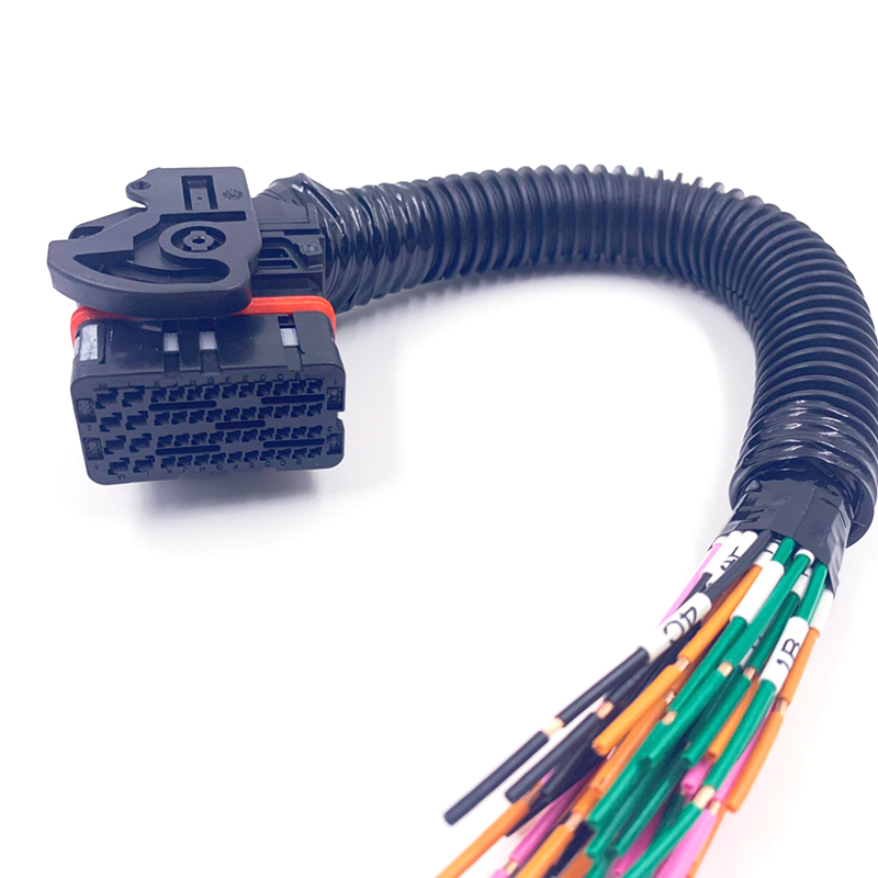 48 Pin Way Molex Automotive Electrical Ecu Engine Wiring Harness For Aikelan DCU Computer Board