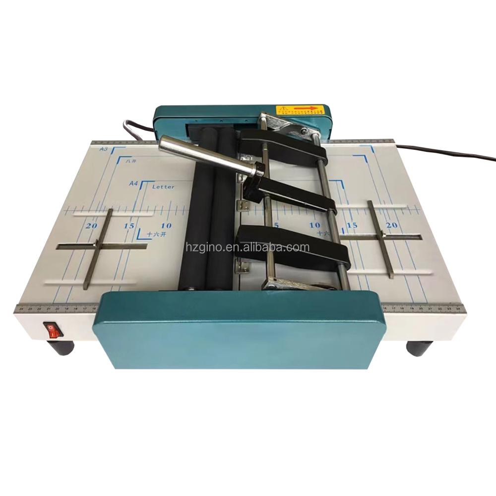 ZY-1 Factory Price manual A3 Paper Folding and Stapling Machine Booklet Maker for office equipment