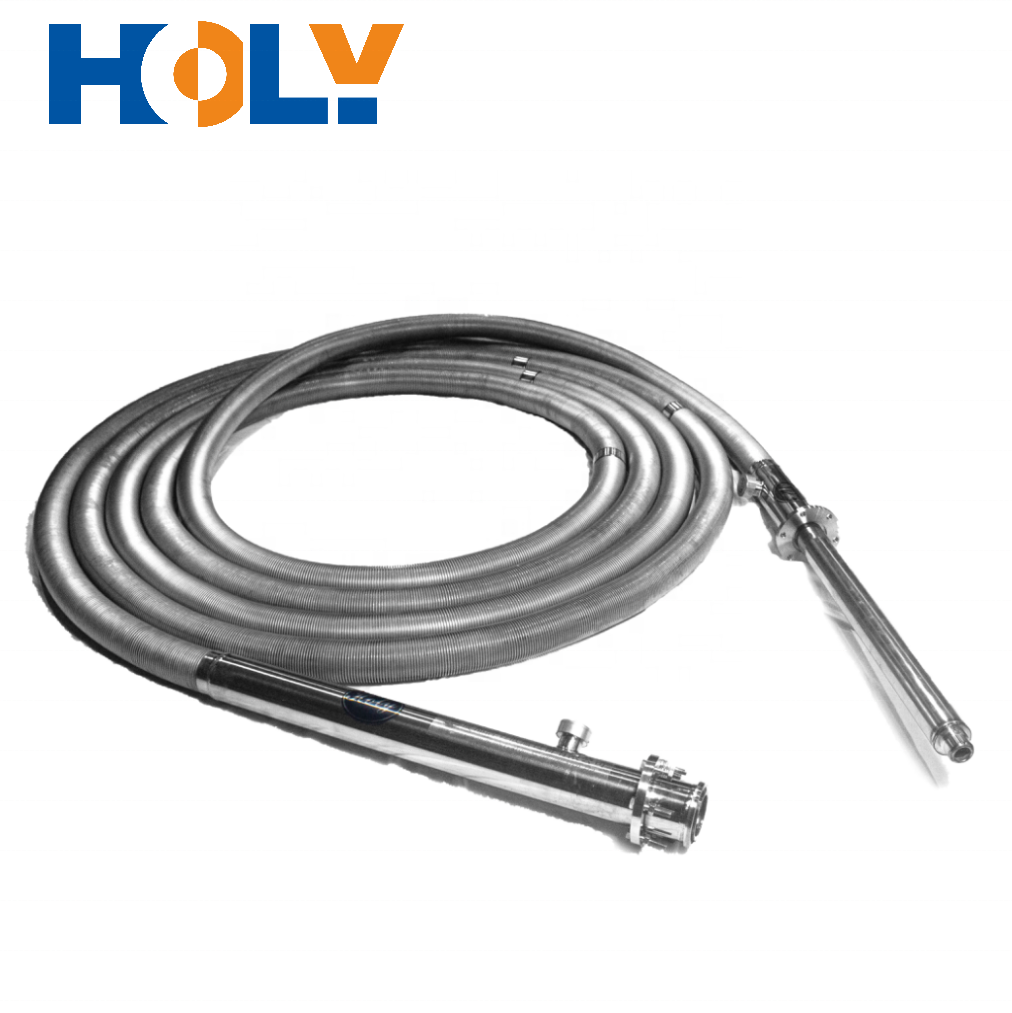 ASME & CE DN10, криогенный вакуумный изолированный гибкий шланг 3/8 дюйма для аэрокосмической промышленности