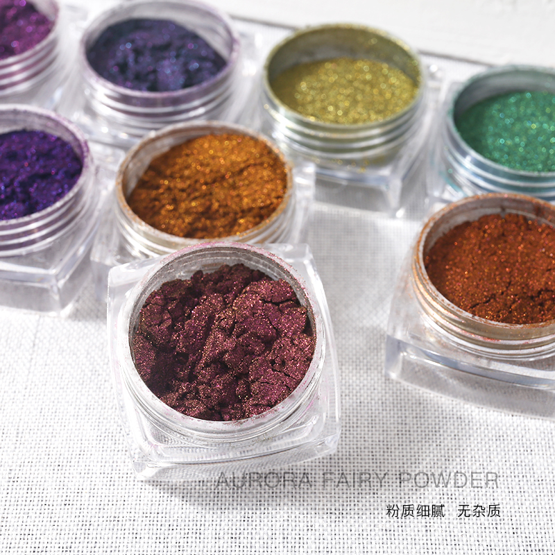 2021 Factory Price Car Coating Chameleon Chrome Pigment , Color Changed Chameleon Paint Pigment Powder for Nails
