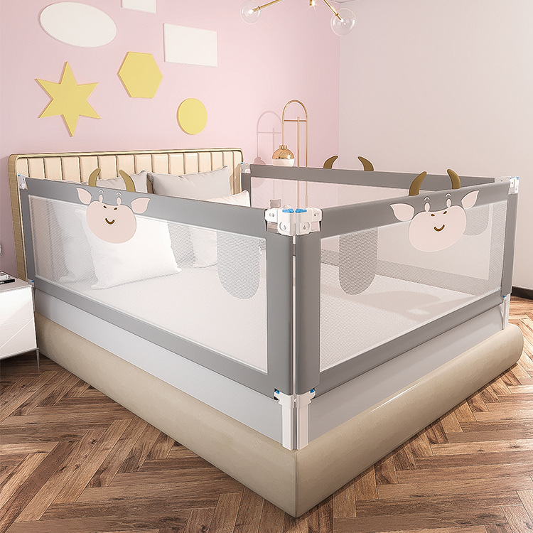 Safety Side Kids Toddler Bumper Portable Fence Frame Protection Extra Long Bed Rail Toddlers