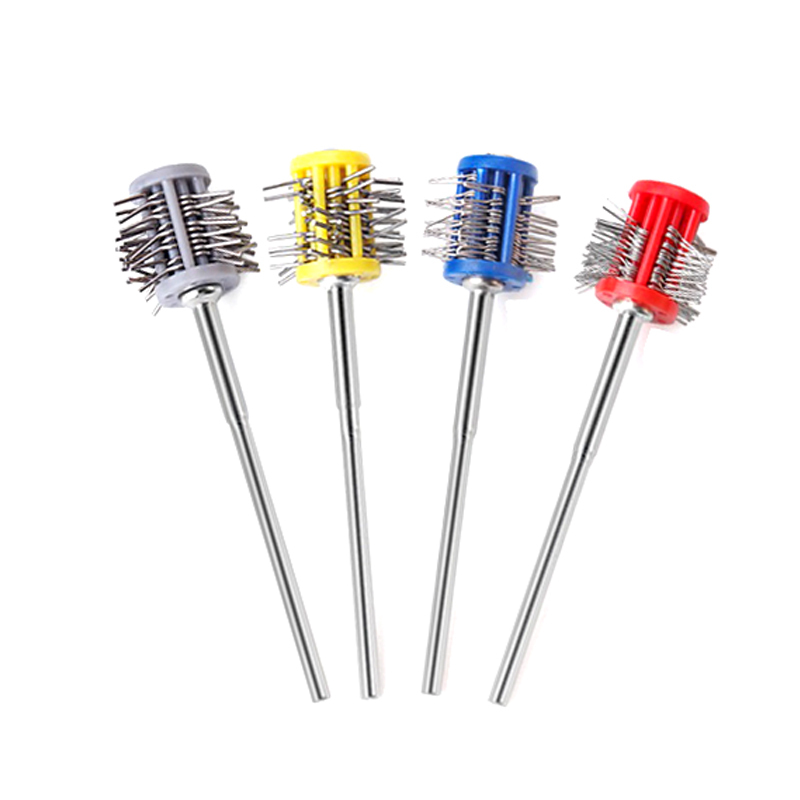 Professional 20mm Texturning Brushes Polishing Grit Mounted Matt Wire Brush