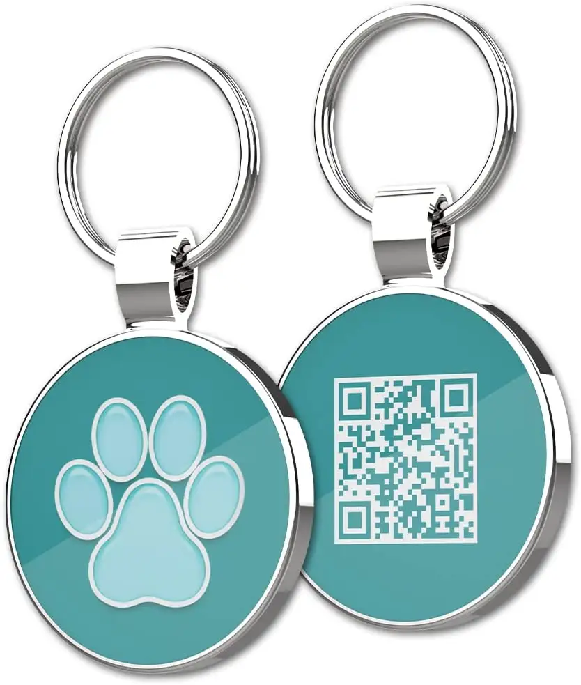 Пользовательские идентификационные бирки для домашних животных с чипом NFC и QR-кодом для собак и кошек