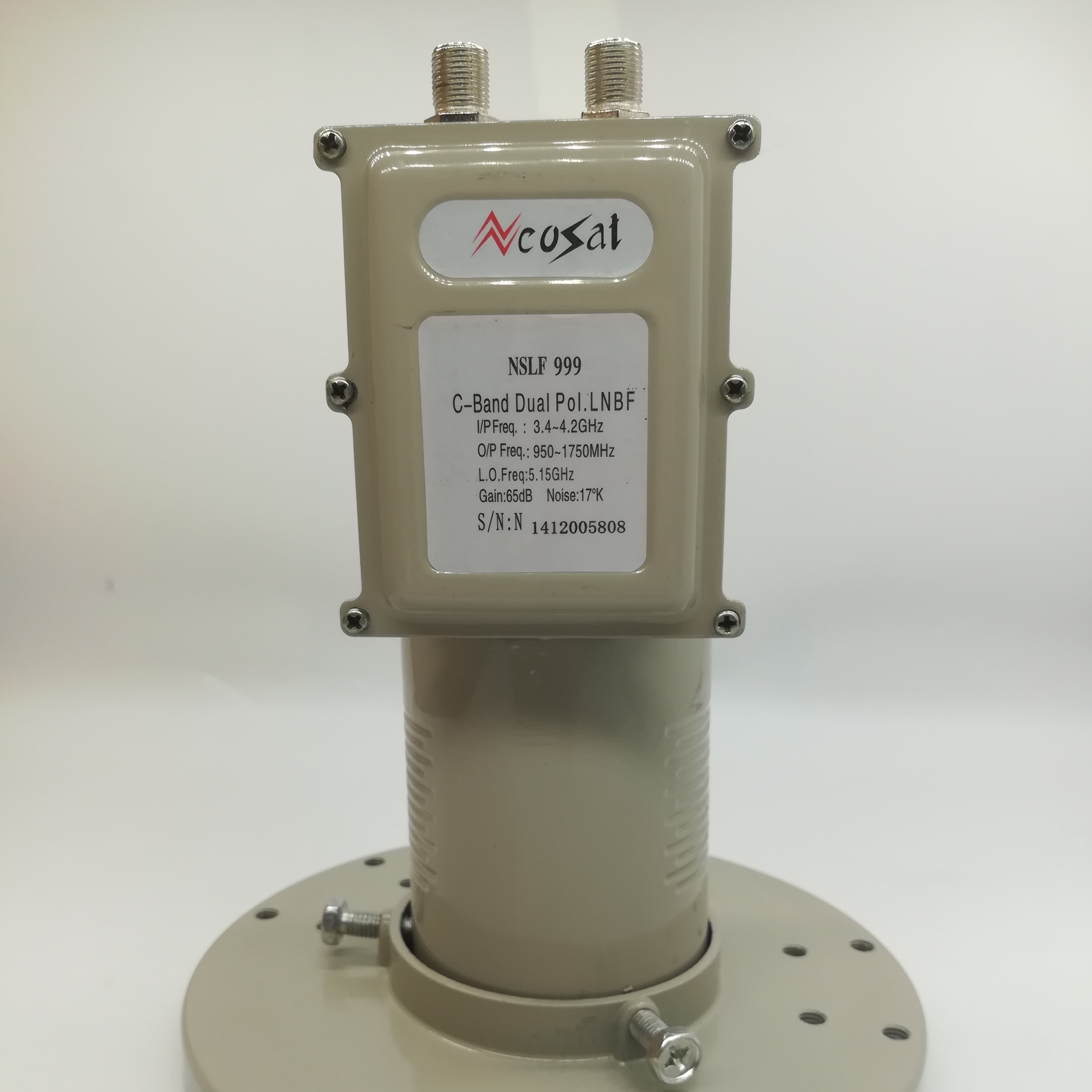 Высокий коэффициент усиления c band dual lnb с 3,4 до 4,2 ГГц Диапазон входных частот, низкий уровень шума,